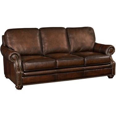 SS Montgomery Brown Leather Sofa