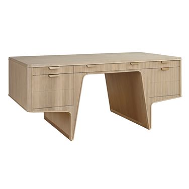 Montreux Executive Desk In Beige