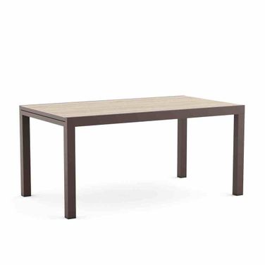 Monza Extendable Dining Table In Gunmetal and Gray