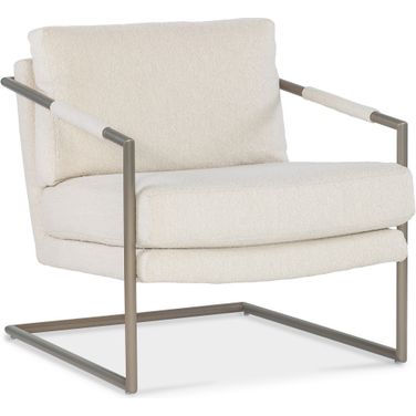 Moody Metal Chair In Beige