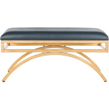 Moon Navy and Gold Arc Bench