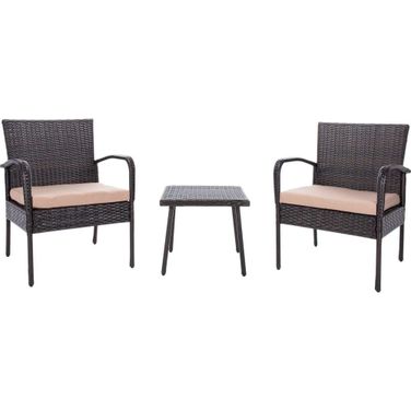 Moore Natural and Beige 3 Piece Lounge Set