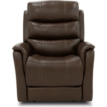 Mooresville Triple Power Zero Gravity Recliner with Power Head Rest, Power Lumbar and Air Massage System In Sorrento Coffee
