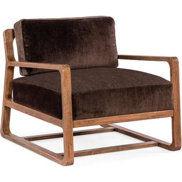 Moraine Accent Chair In Dark Brown