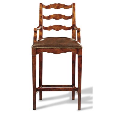 Morale Bar Stool In Antique Brown