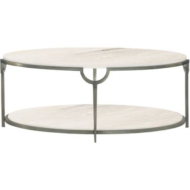 Morello Oval Metal Cocktail Table