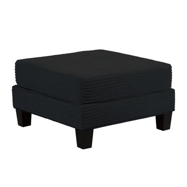 Moretaine Storage Ottomen In Black