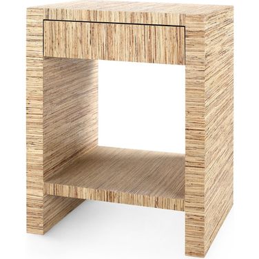 Morgan 1-Drawer Side Table In Papyrus