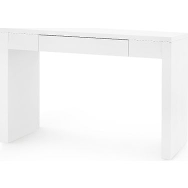 Morgan Console Table In Chiffon White