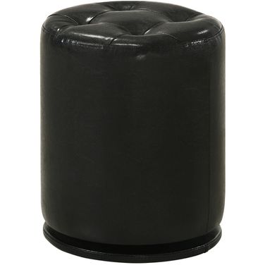 Morgan Round Swivel Stool In Black