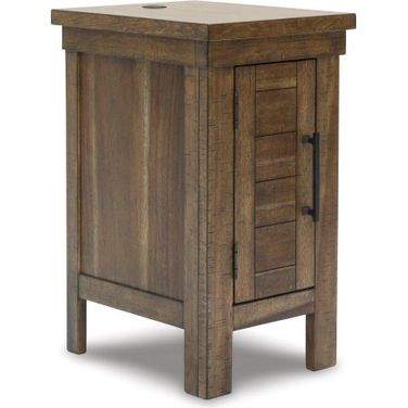 Moriville Grayish Brown Chair Side End Table