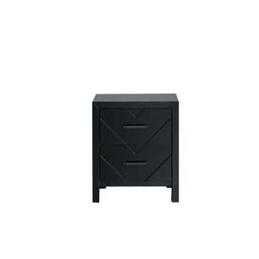 Morris 2 Drawer Nightstand In Black