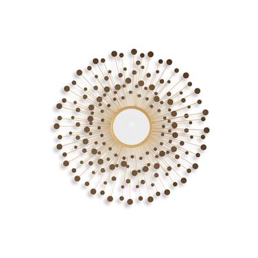 Morwenna Accent Mirror In Bronze and Gold