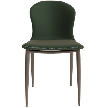 Mosaic Modern Dining Chair In Olive Green