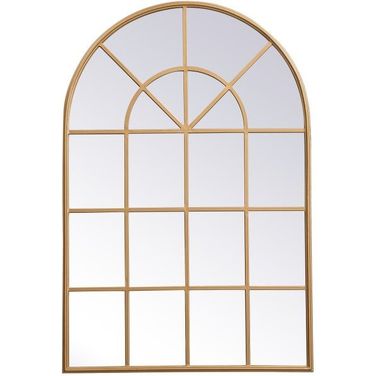 Motif Brass Rectangle Decorative Mirror