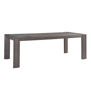 Mozambique Rectangular Dining Table In Gray and Taupe