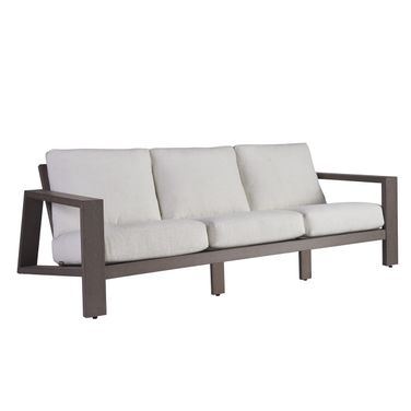 Mozambique Sofa In Gray and Taupe