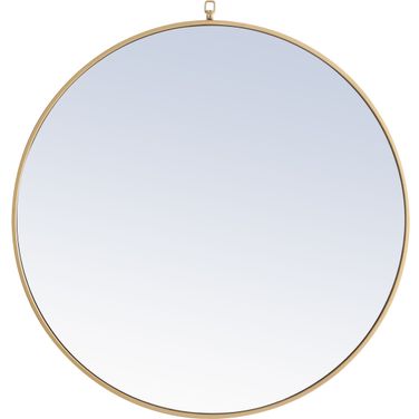 Mr4062br Eternity 36" Round Brass Mirror