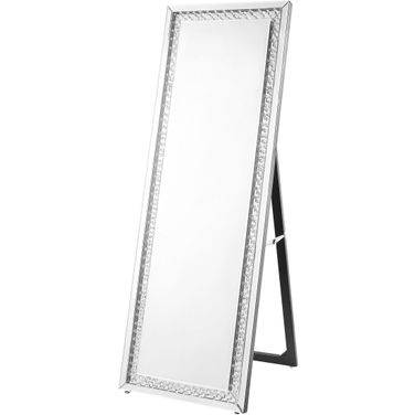 MR9123 Sparkle 22 Inch Contemporary Standing Full length Mirror in Clear