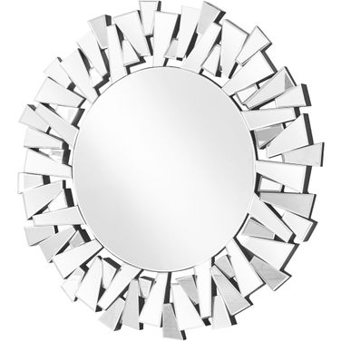 Mr9133 Sparkle 32" Round Clear Mirror
