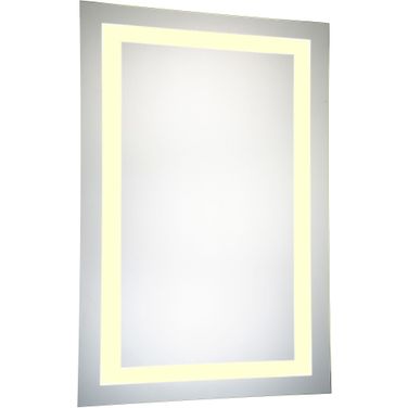 Mre 6014 Nova 24" Rectangular Glossy White Mirror