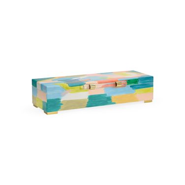 Multicolor Box In Blue and Green