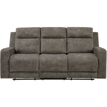 Muncie Double Reclining Sofa In Gray