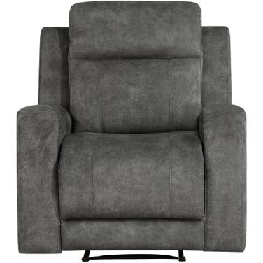 Muncie Reclining Chair In Brown and Gray