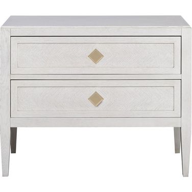 Munroe 2-Drawer Chest In White