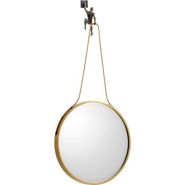 Muscle Man Golden Bronze Mirror