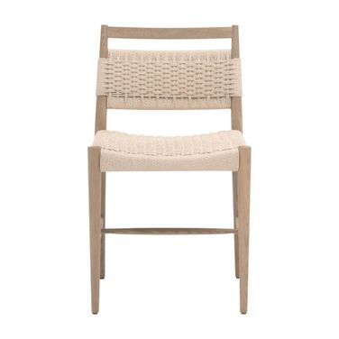 Myles Dining Chair Set of 2 In Blonde and Natural Oak
