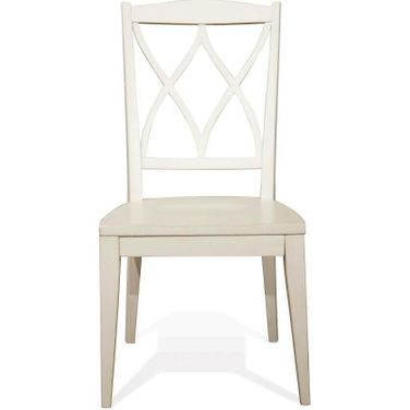 Myra XX-Back Side Chair Set of 2 In White