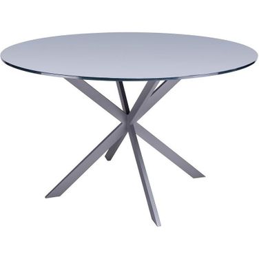 Mystere Grey Powder Coated Round Dining Table