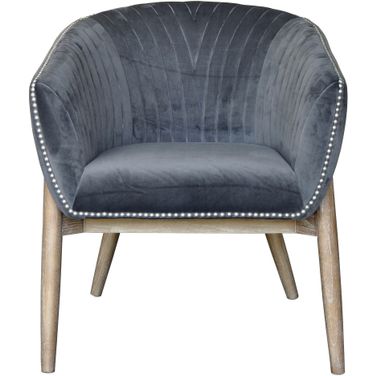 Nadia Club Chair In Gray