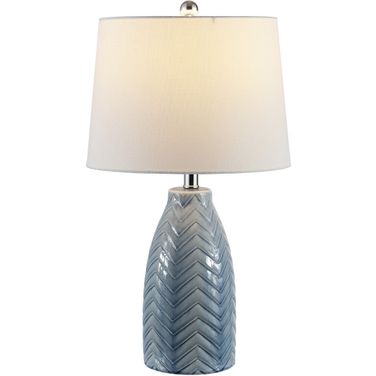 Naji Glass Table Lamp in Grey
