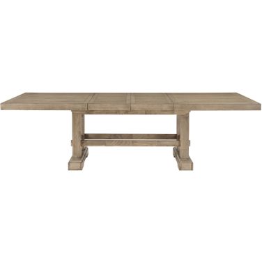 Napa 108 Inch Dining Table with 2-18 Inch Leaves In Brown