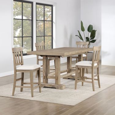 Napa 5-Piece Counter Dining Room Set In Sand