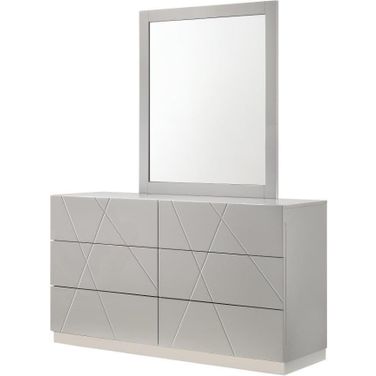 Naples Grey Dresser and Mirror