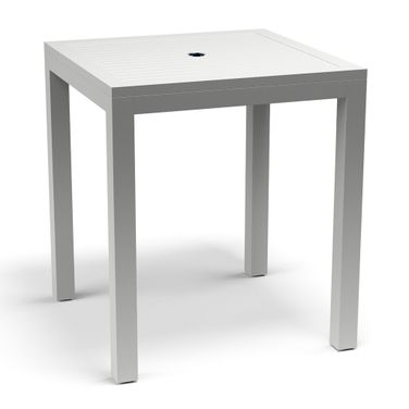 Naples Pub Table in Satin White