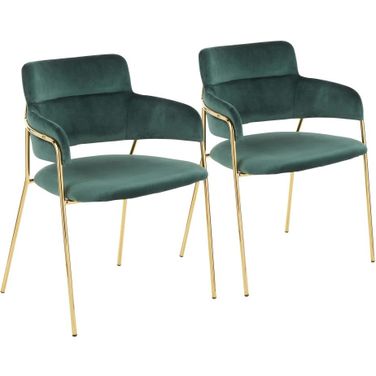 Napoli Chair Set of 2 In Green