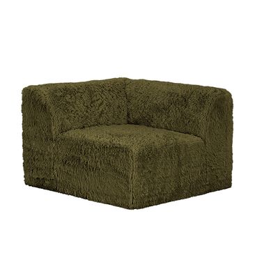 Nappi Modular Corner Chair In Olive Green