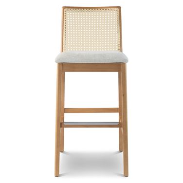 Nardia Bar Stool In Harvest Natural And Damasco