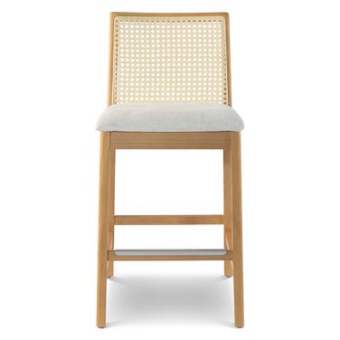 Nardia Counter Stool In Harvest Natural And Damasco