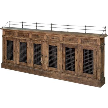Narrow Brown Sideboard