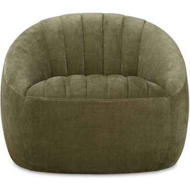 Narrows Moss Swivel Chair In Green