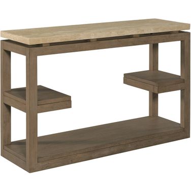 Nash Sofa Table Console In Warm Coffee
