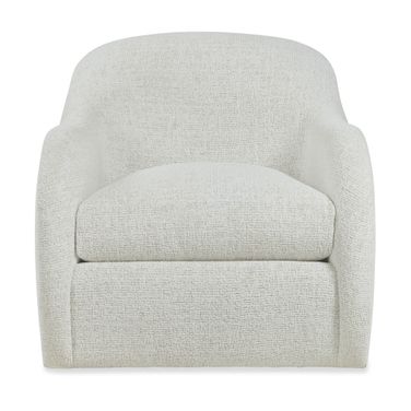 Nash Swivel Chair In Ivory