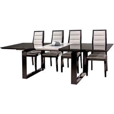 Natalia Black Lacquer Dining Table