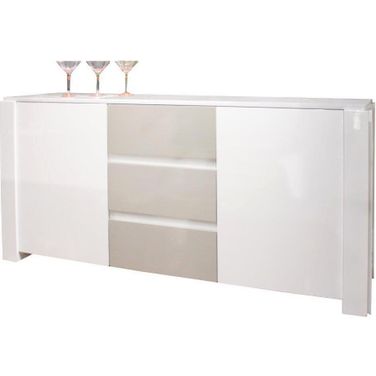 Natalia White Lacquer Buffet