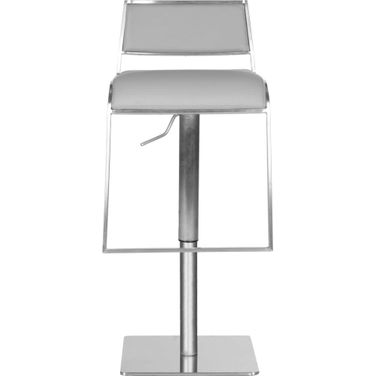 Natania Grey Swivel Bar Stool